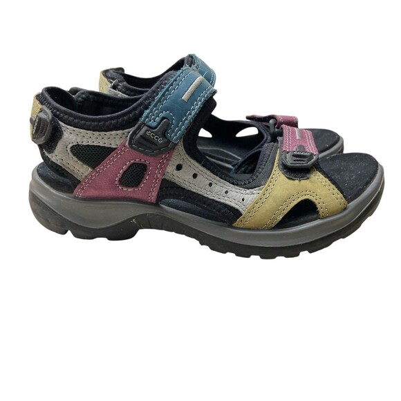 ECCO Women’s Yucatan Outdoor Sandals Size 36 EU 5-5.5 US Multi Color Hiking - Picture 2 of 9